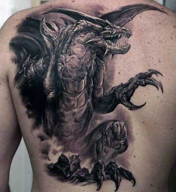 dragon demon tattoo