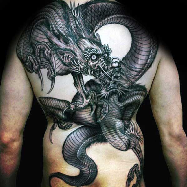 The most beautiful dragon tattoo