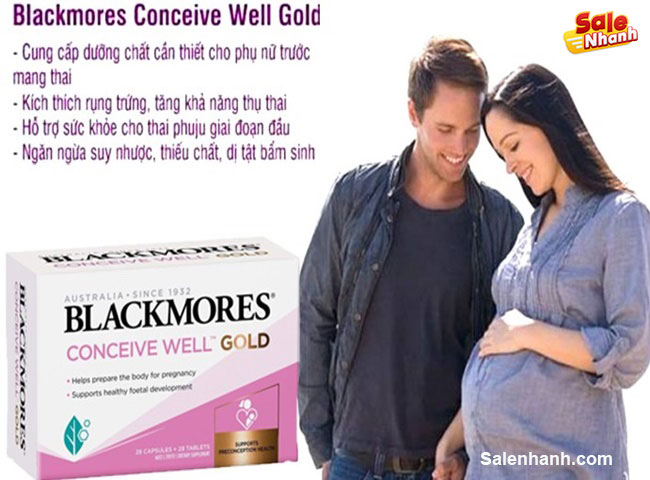 Sản phẩm Blackmores Conceive Well Gold