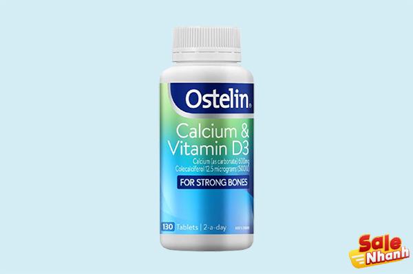 Viên uống Ostelin Canxi và Vitamin D 130