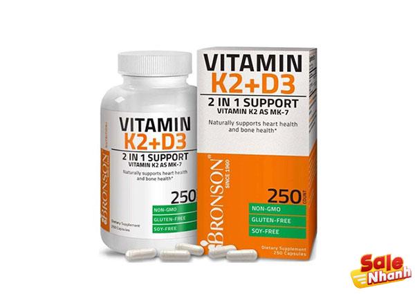 Đánh giá Bronson Vitamin K2+D3
