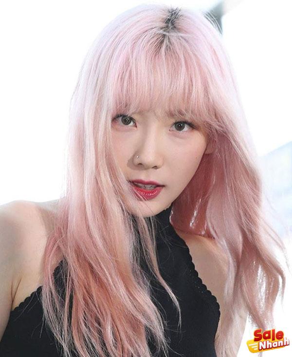 Màu tóc hồng tươi