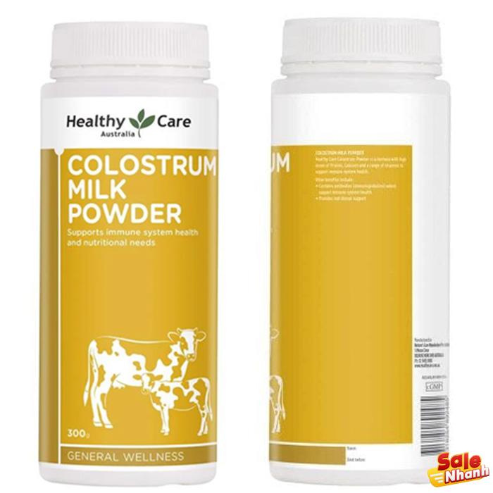 Review Chân Thực Sữa bò non Healthy Care Colostrum Milk Powder