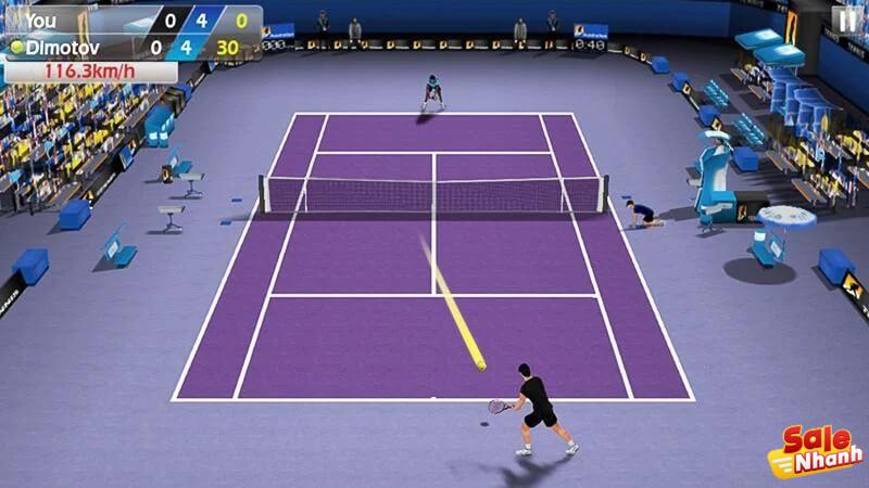 Tennis 3D MOD của APKMODY