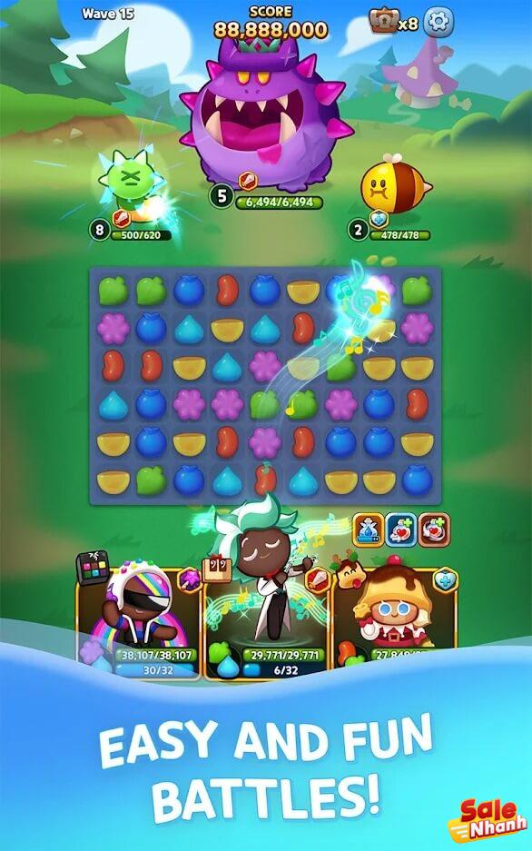 Cookie Run Puzzle World dành cho Android