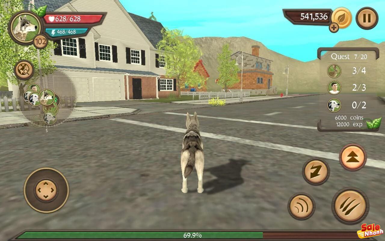Ảnh chụp màn hình Dog Sim Online