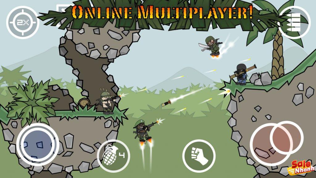 Trò chơi Doodle Army 2 Mini Militia 1024x577