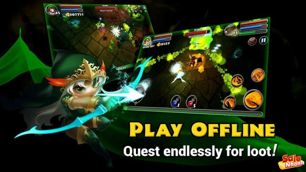 Gameplay của Dungeon Quest 1024x576