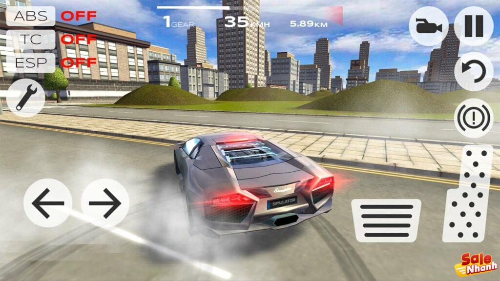 Bản mod Extreme Car Driving Simulator 1024x576