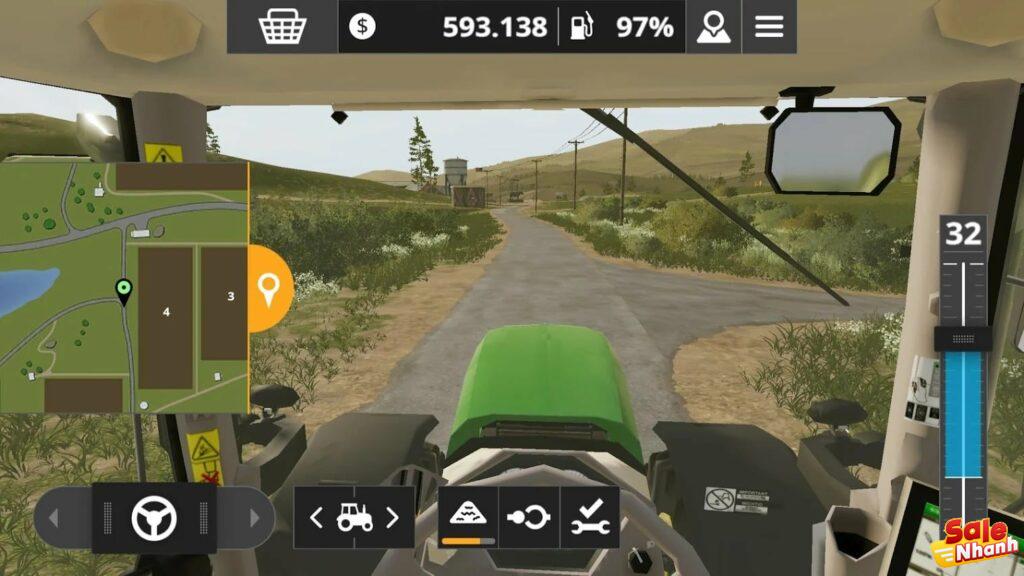 Farming Simulator 20 lái xe 1024x576