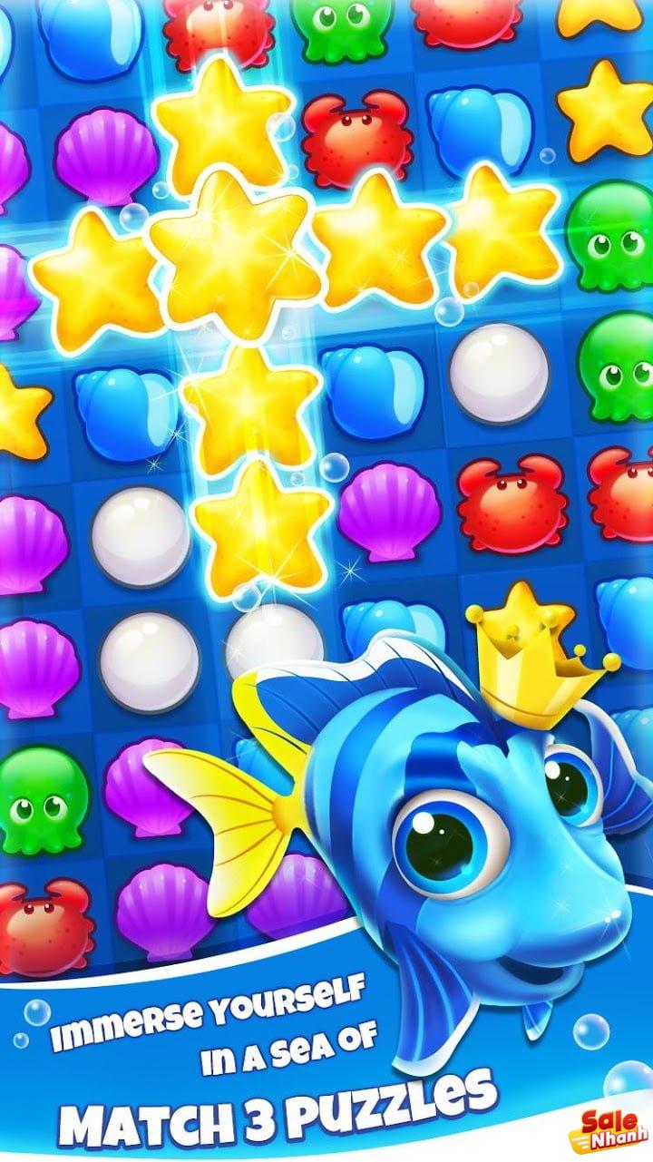 Fish Frenzy Match-3 Puzzles