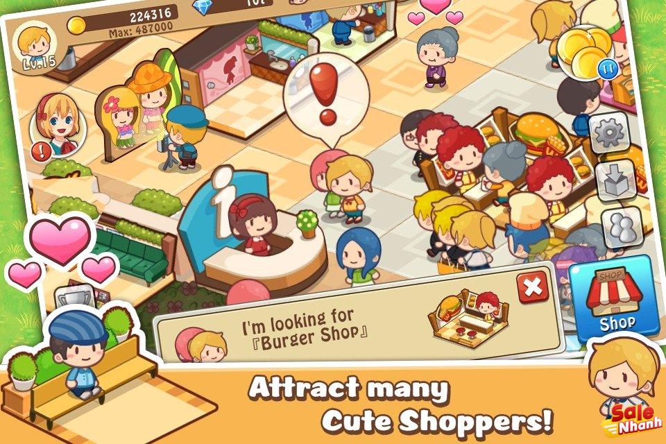 Happy Shopping Mall Story Sim Hack Game