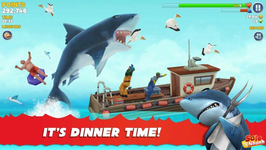Hungry Shark Evolution Gameplay 1024x576