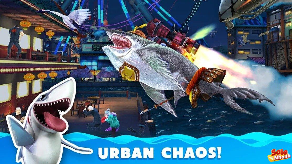 Đồ họa Hungry Shark World dành cho Android