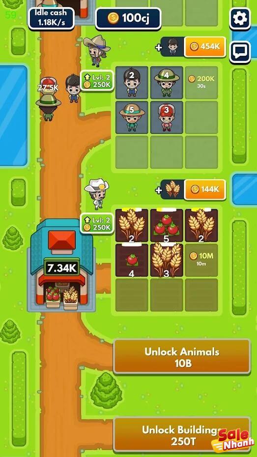 Idle Farm Tycoon dành cho Android