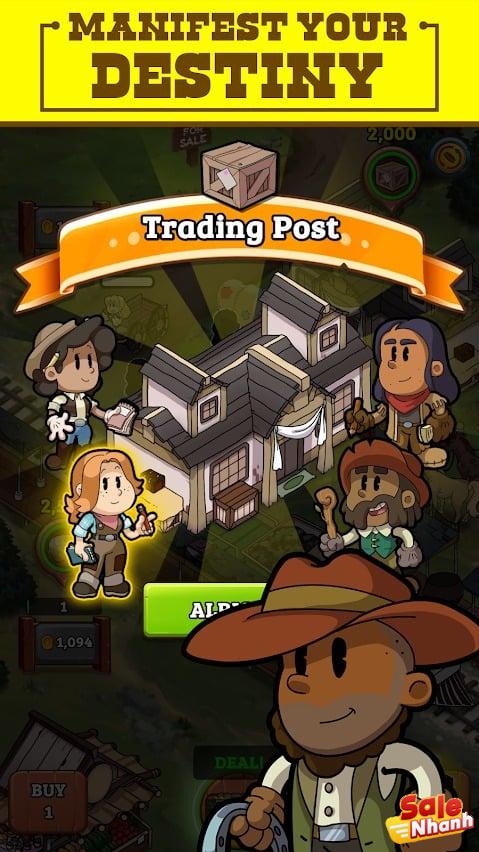Giao dịch Idle Frontier Tap Town Tycoon