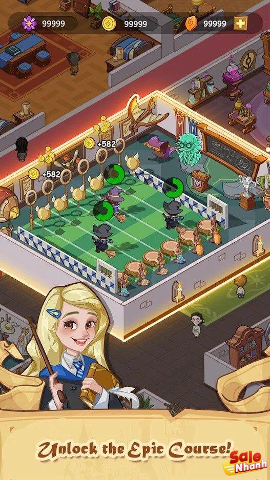 Tải xuống Idle Magic School MOD APK