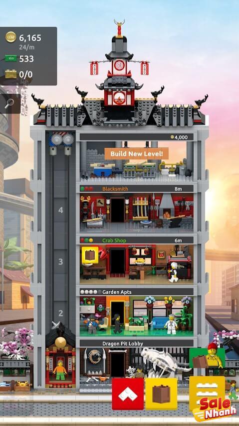 Tháp LEGO dành cho Android