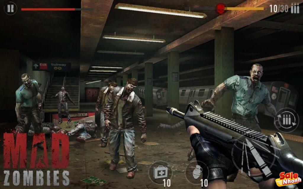 Trò chơi Mad Zombies 1024x640