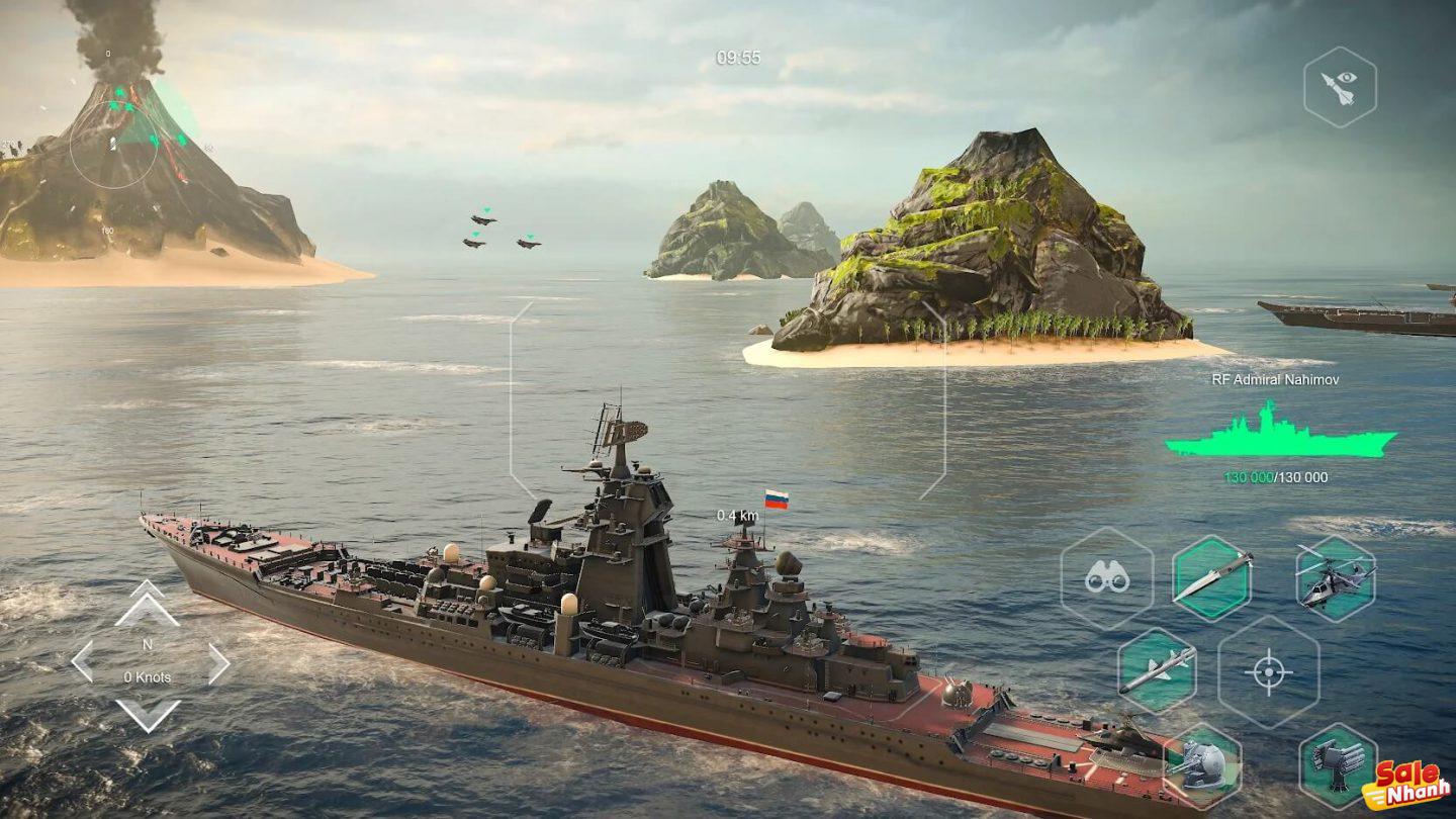 Modern Warships dành cho Android 1440x810