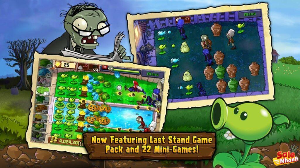 Trò chơi Plants vs Zombies 1024x576