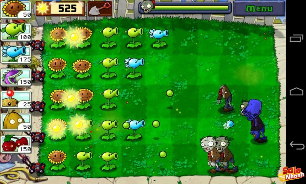 Đồ họa Plants vs Zombies 1024x614