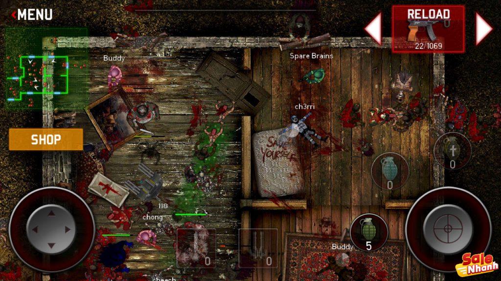 SAS Zombie Assault 3 trong trò chơi 1024x576