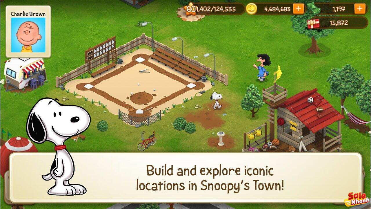 Snoopys Town Tale dành cho Android