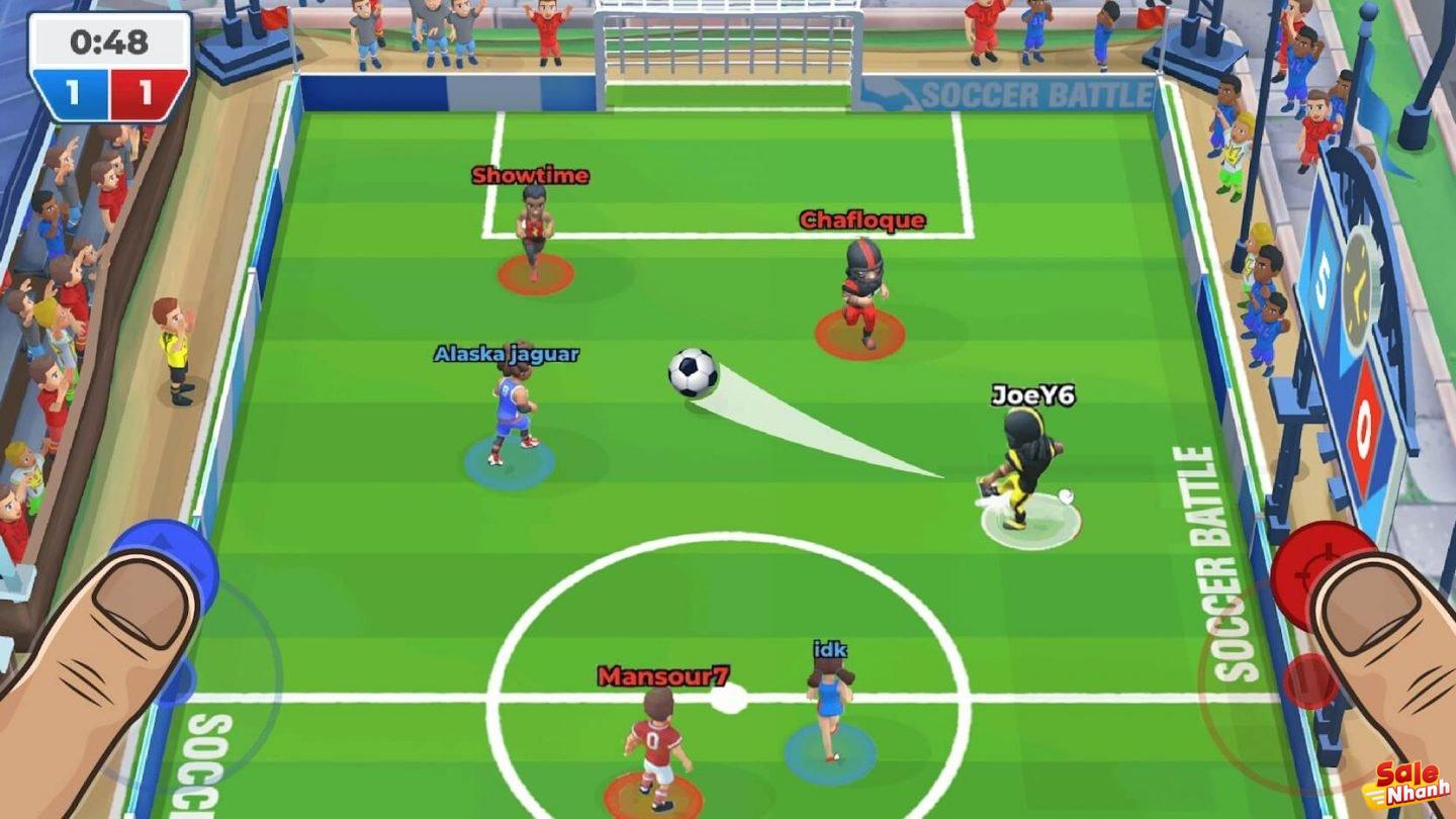 Trận bóng đá dành cho Android 1440x810