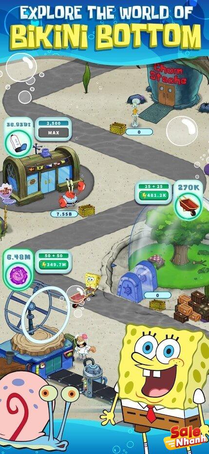SpongeBobs Idle Adventures dành cho Android
