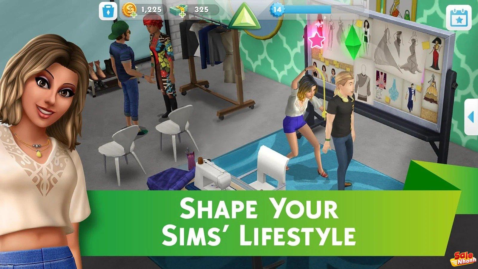 Trò chơi Sims trên điện thoại di động