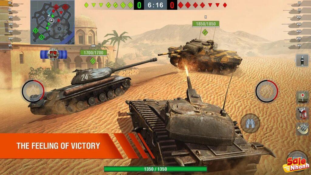 Gameplay World of Tanks Blitz 1024x576