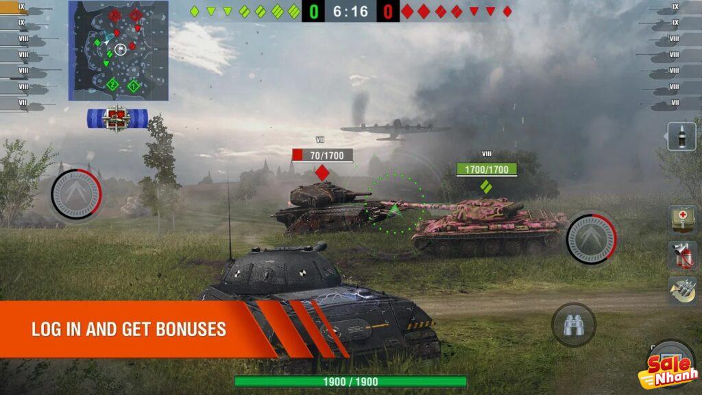 Đồ họa World of Tanks Blitz 1024x576