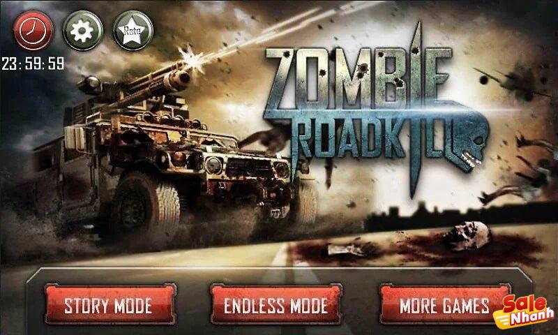 Giao diện Zombie Road Killing 3D