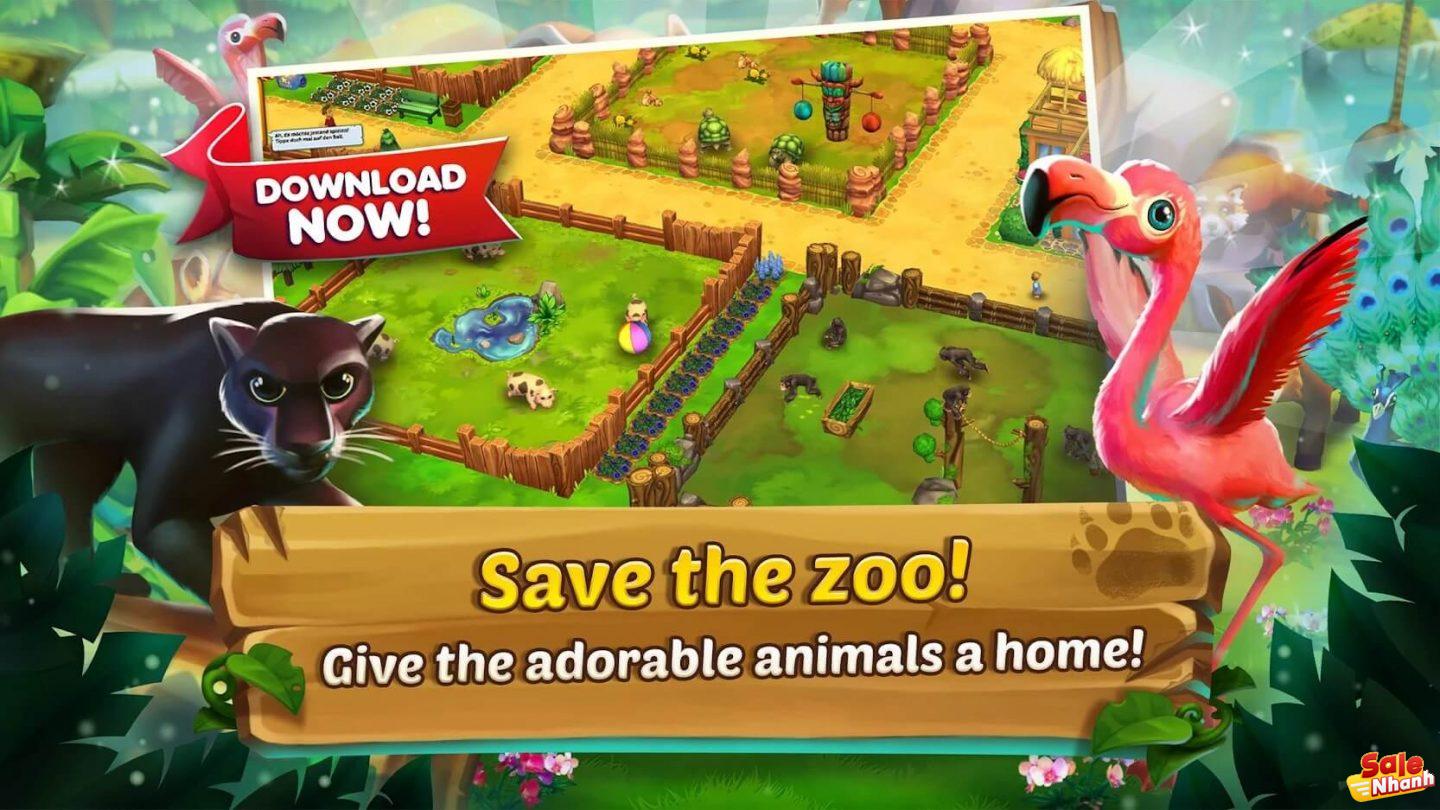 Công viên động vật Zoo 2 trong APKMODY 1440x810
