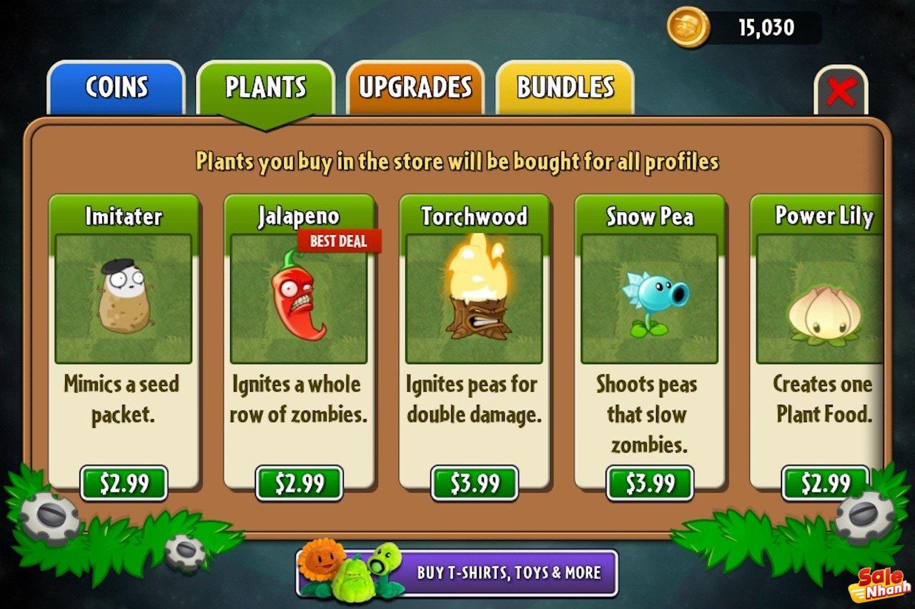 plants vs zombies 2 plants